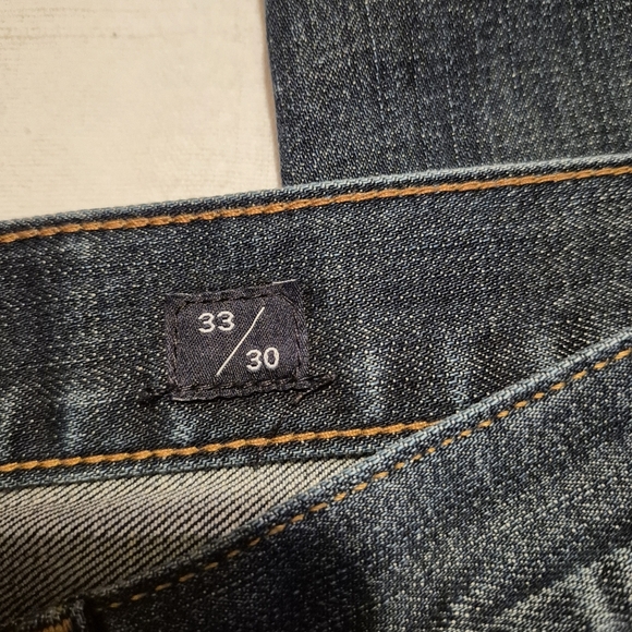 Lucky Brand men's size 33 x 30 410 Athletic Slim jeans stretch minimal fade VGUC - Picture 5 of 9